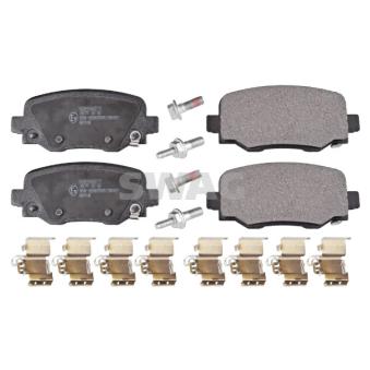 Jeu de 4 plaquettes de frein arrière SWAG OEM 68273101AA