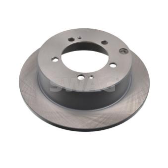 Jeu de 2 disques de frein arrière SWAG 33 10 6465 pour MITSUBISHI LANCER 2.0 - 135cv