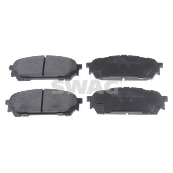 Jeu de 4 plaquettes de frein arrière SWAG [33 10 6539]