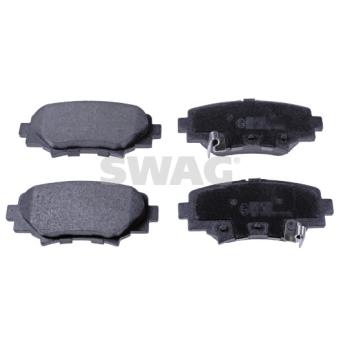 Jeu de 4 plaquettes de frein arrière SWAG OEM B4Y02648ZA