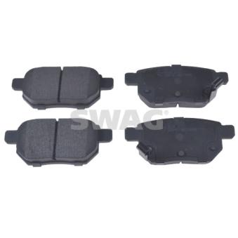 Jeu de 4 plaquettes de frein arrière SWAG OEM 0446647040