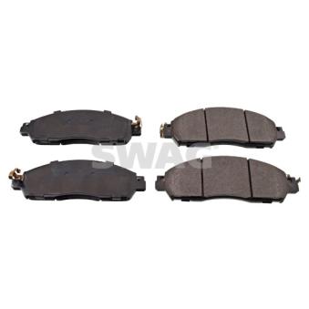 Jeu de 4 plaquettes de frein avant SWAG OEM D10605TA0A