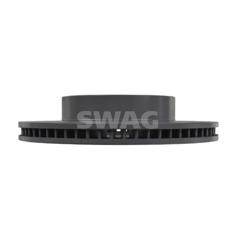 Jeu de 2 disques de frein avant SWAG 33 10 7077 - Visuel 1
