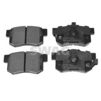 Jeu de 4 plaquettes de frein arrière SWAG OEM 06430S9AE00