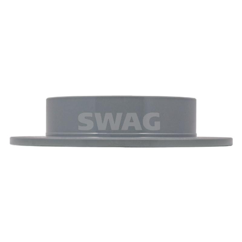 Jeu de 2 disques de frein arrière SWAG 33 10 7123 - Visuel 1