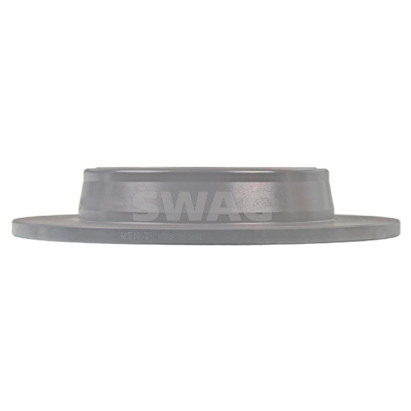 Jeu de 2 disques de frein arrière SWAG 33 10 7264 - Visuel 1