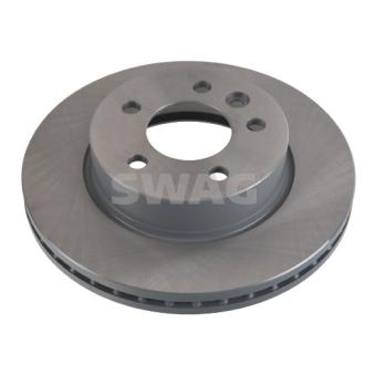 Jeu de 2 disques de frein avant SWAG 33 10 7279 pour VOLKSWAGEN MULTIVAN 2,0 TSi - 204cv