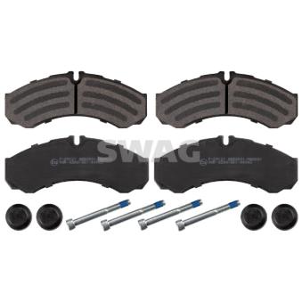 Jeu de 4 plaquettes de frein avant SWAG OEM 42548194 Jeu de 4 plaquettes de frein avant SWAG OEM 42548194