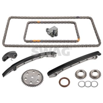Kit de distribution par chaîne SWAG 33 10 7520 pour MAZDA 6 2.0 MZR - 155cv