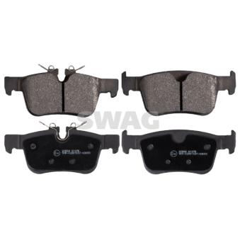 Jeu de 4 plaquettes de frein arrière SWAG OEM 32287431