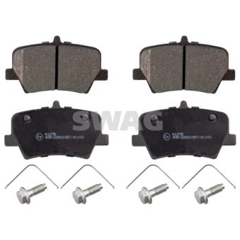 Jeu de 4 plaquettes de frein arrière SWAG OEM 31471471