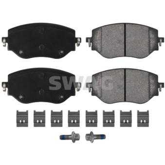 Jeu de 4 plaquettes de frein avant SWAG OEM MQ006673