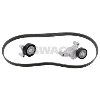 Jeu de courroies trapézoïdales à nervures SWAG OEM 9487315