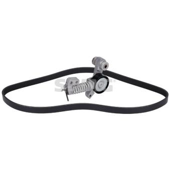 Jeu de courroies trapézoïdales à nervures SWAG [33 11 0501]