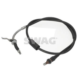 Tirette à câble, frein de stationnement arrière gauche (à l'unité) SWAG 33 11 1231 pour AUDI A5 Cooper D - 112cv