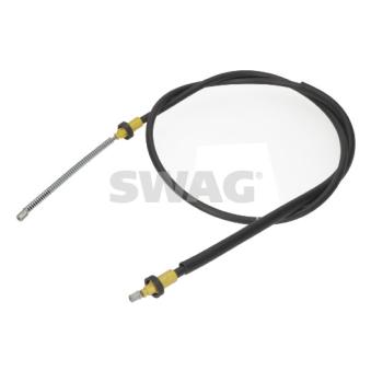 Tirette à câble, frein de stationnement arrière droit (à l'unité) SWAG 33 11 1269 pour SKODA SCALA 1.5 dCi - 110cv