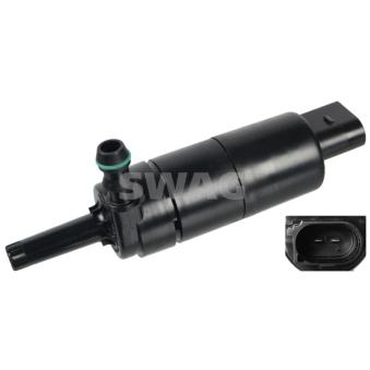 Pompe d'eau de nettoyage, nettoyage des vitres SWAG 40 10 8945 pour CITROEN JUMPY 2.0 CDTI - 110cv