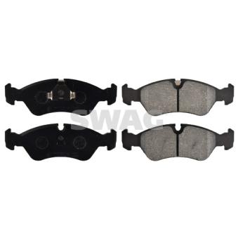 Jeu de 4 plaquettes de frein avant SWAG 40 91 6030 pour SUZUKI SWIFT 2.0 - 110cv
