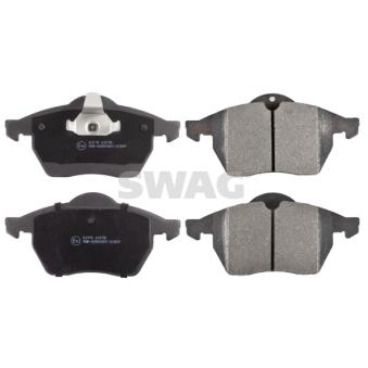 Jeu de 4 plaquettes de frein avant SWAG OEM 5062203