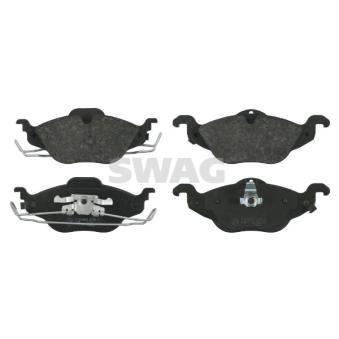 Jeu de 4 plaquettes de frein avant SWAG OEM 93173379