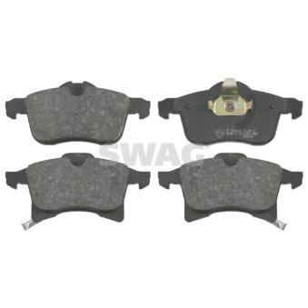 Jeu de 4 plaquettes de frein avant SWAG 40 91 6491 pour ALFA ROMEO GIULIA 1.7 CDTI - 110cv