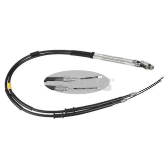 Tirette à câble, frein de stationnement SWAG 42 10 3667 pour FIAT 850 1.4 - 100cv