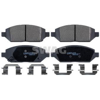 Jeu de 4 plaquettes de frein avant SWAG OEM 42439338