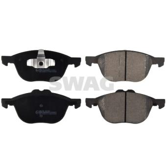 Jeu de 4 plaquettes de frein avant SWAG 50 11 6224 pour FORD TRANSIT CONNECT 1.5 EcoBlue - 101cv