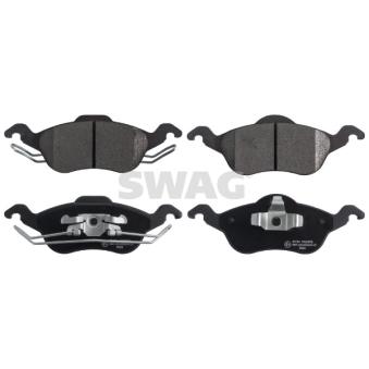 Jeu de 4 plaquettes de frein avant SWAG OEM 1136519