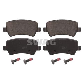 Jeu de 4 plaquettes de frein arrière SWAG OEM 6G912M008FD Jeu de 4 plaquettes de frein arrière SWAG OEM 6G912M008FD