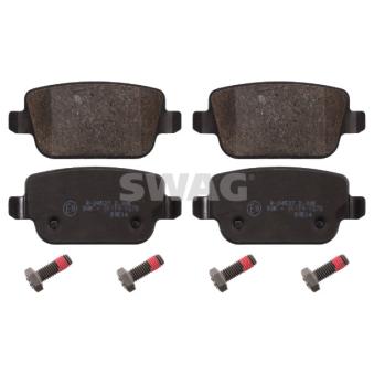 Jeu de 4 plaquettes de frein arrière SWAG OEM ME6G9J2M008GA Jeu de 4 plaquettes de frein arrière SWAG OEM ME6G9J2M008GA