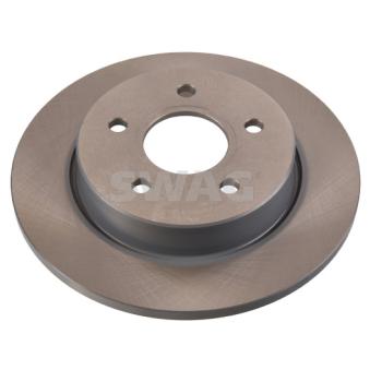 Jeu de 2 disques de frein arrière SWAG 50 92 4619 pour FORD FOCUS 1.8 - 125cv
