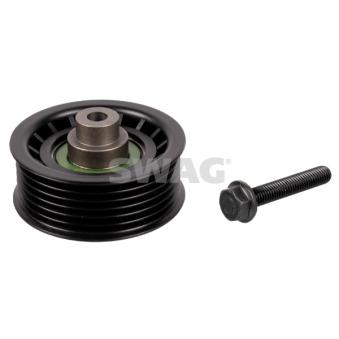 Poulie renvoi/transmission, courroie trapézoïdale à nervures SWAG OEM 9678325280