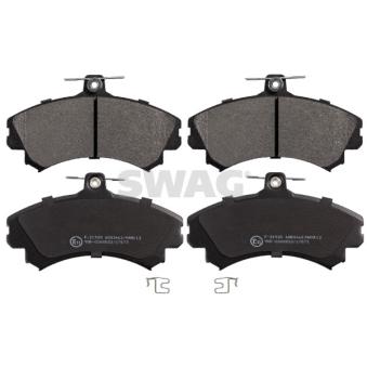 Jeu de 4 plaquettes de frein avant SWAG OEM PW890078