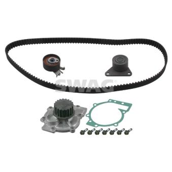 Pompe à eau + kit de courroie de distribution SWAG 55 93 2813 pour AUDI 90 2.0 - 180cv