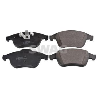 Jeu de 4 plaquettes de frein avant SWAG OEM 410607585R
