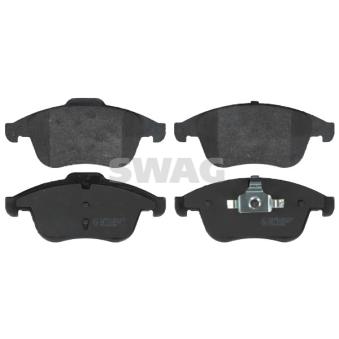 Jeu de 4 plaquettes de frein avant SWAG OEM 410607369R