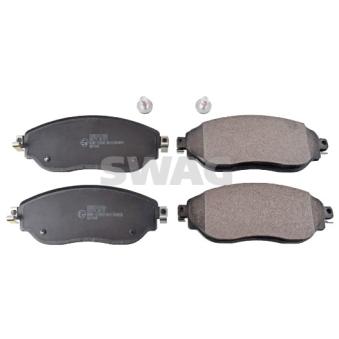 Jeu de 4 plaquettes de frein avant SWAG OEM 410601073R