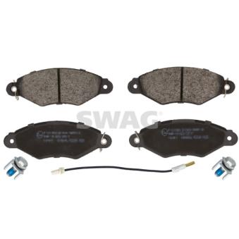 Jeu de 4 plaquettes de frein avant SWAG OEM 425205