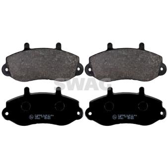Jeu de 4 plaquettes de frein avant SWAG OEM 4404777