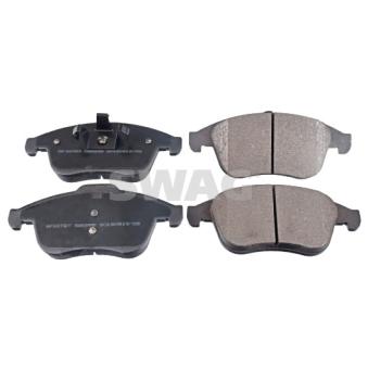Jeu de 4 plaquettes de frein avant SWAG OEM 410605055R