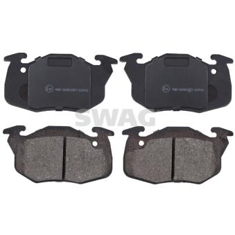 Jeu de 4 plaquettes de frein avant SWAG OEM 7701202847