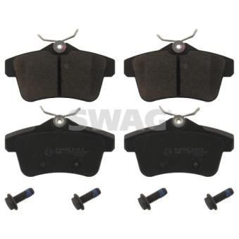 Jeu de 4 plaquettes de frein arrière SWAG OEM 1608520680