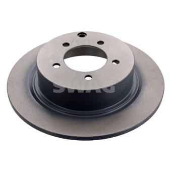 Jeu de 2 disques de frein arrière SWAG OEM 1606292080