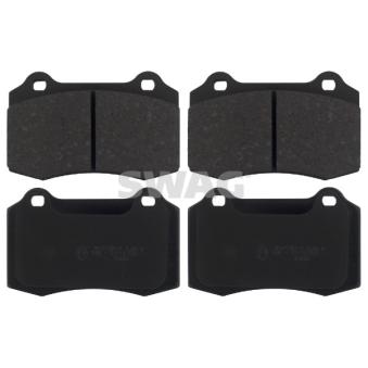 Jeu de 4 plaquettes de frein avant SWAG OEM 4254C6