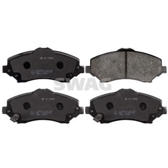 Jeu de 4 plaquettes de frein avant SWAG OEM 68093323AB Jeu de 4 plaquettes de frein avant SWAG OEM 68093323AB