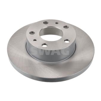 Jeu de 2 disques de frein avant SWAG OEM 1300500080
