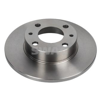 Jeu de 2 disques de frein avant SWAG 70 91 0616 pour FIAT UNO 45 i 1.0 - 45cv