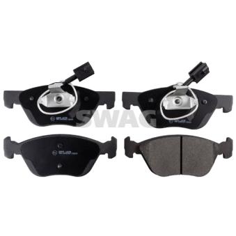 Jeu de 4 plaquettes de frein avant SWAG OEM 9951030