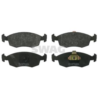 Jeu de 4 plaquettes de frein avant SWAG OEM 9949125